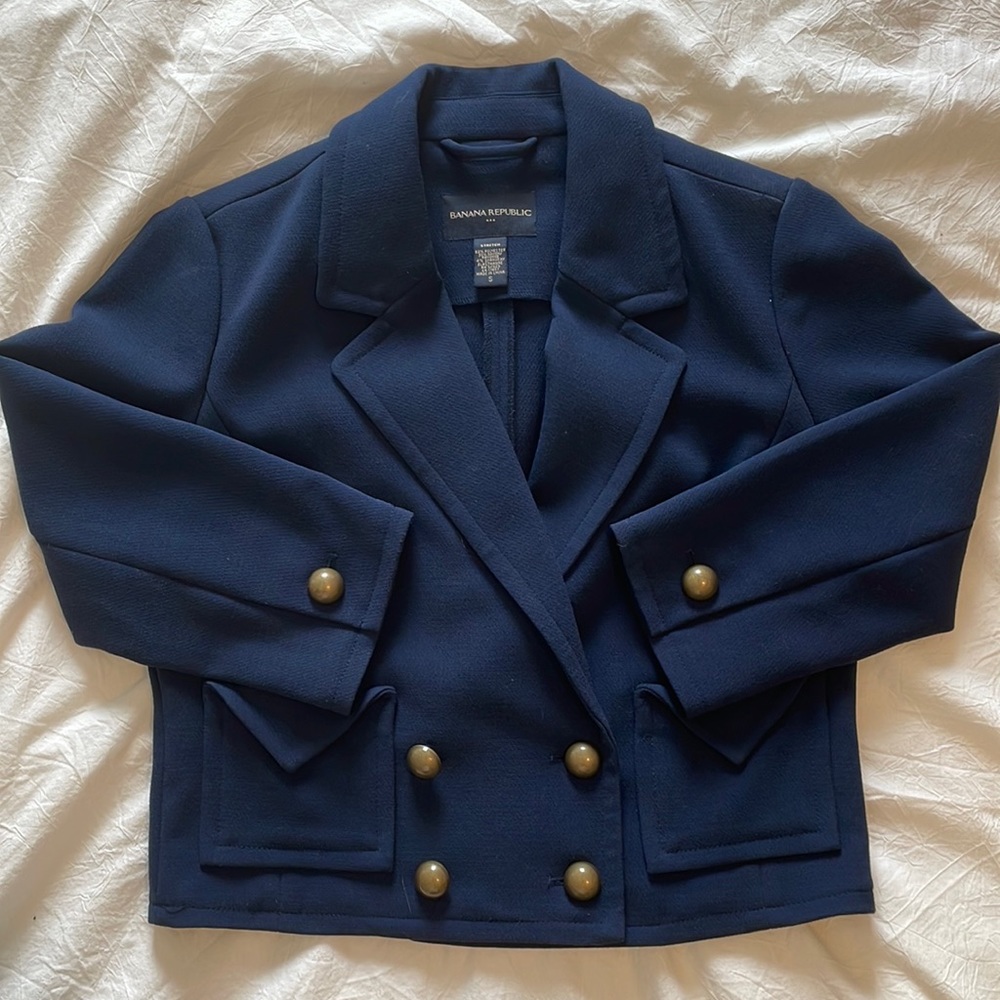 Navy blue blazer